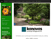 Tablet Screenshot of kanavaslandscape.com